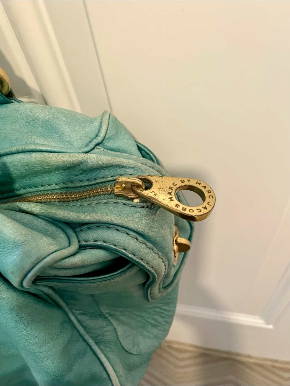 Marc by Marc Jacobs Teal Shoulder Bag - Picture 3 of 7